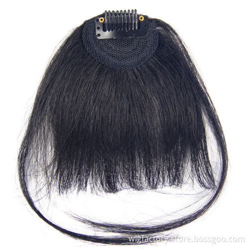 clip in human hair bangs extensions,bang hair extension ,3d clip-in bangs hair extensions on hair accessories